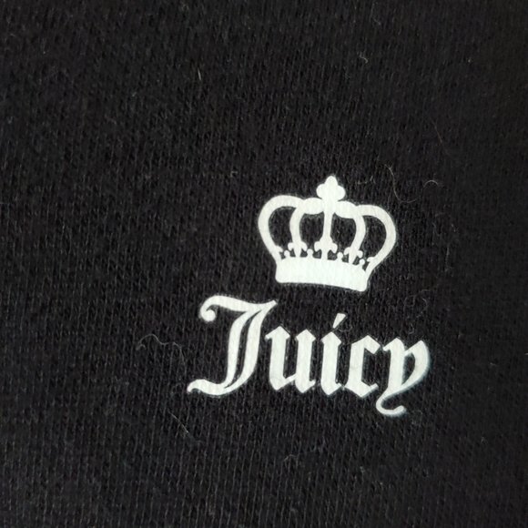 JUICY COUTURE y2k black hoodie size small - Picture 3 of 7